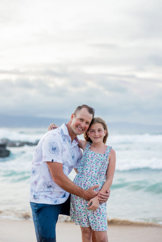 dad and daughter