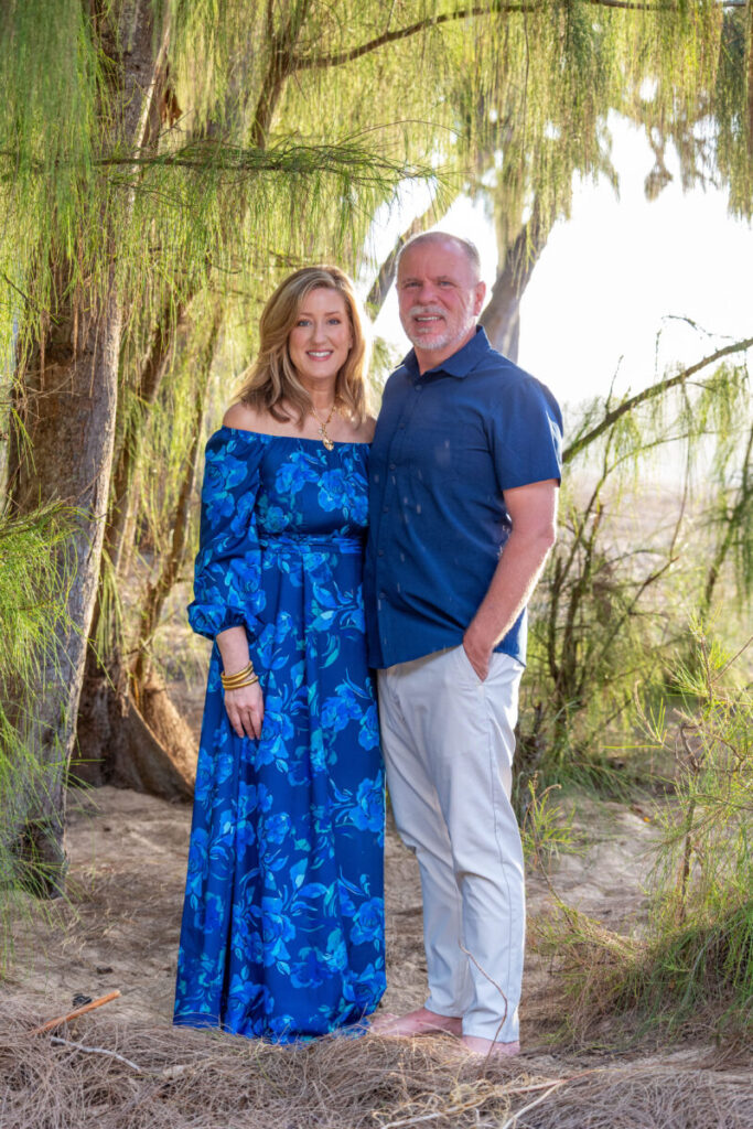 Maui anniversary beach portraits at sunset