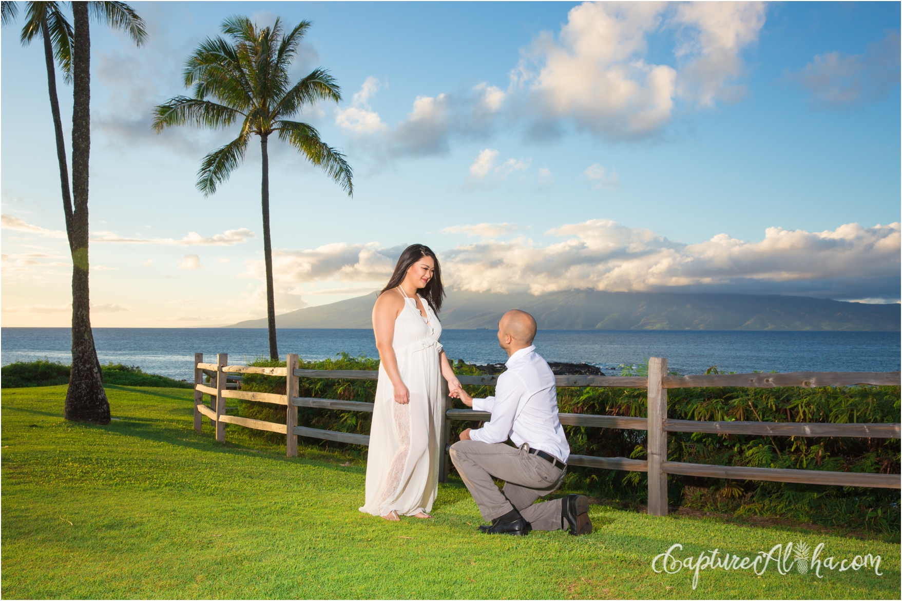 surprise-proposal-on-maui-on-grass-by-fence