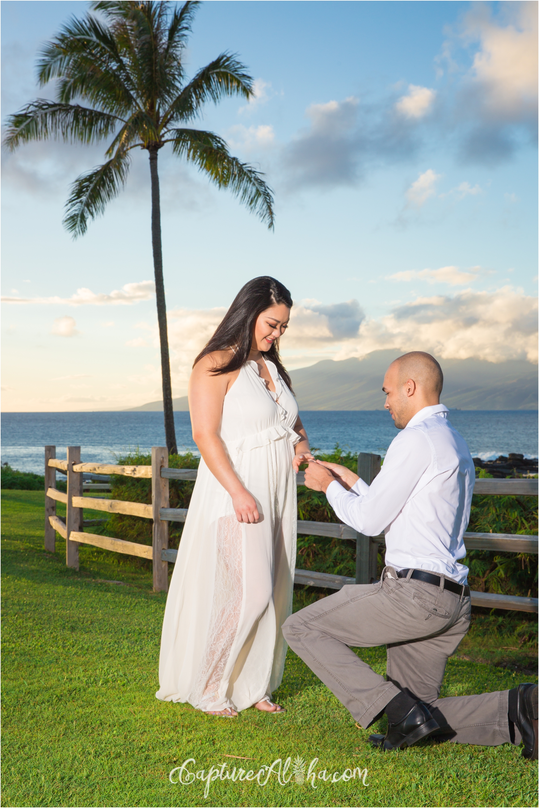 surprise-proposal-on-maui-on-grass-by-fence