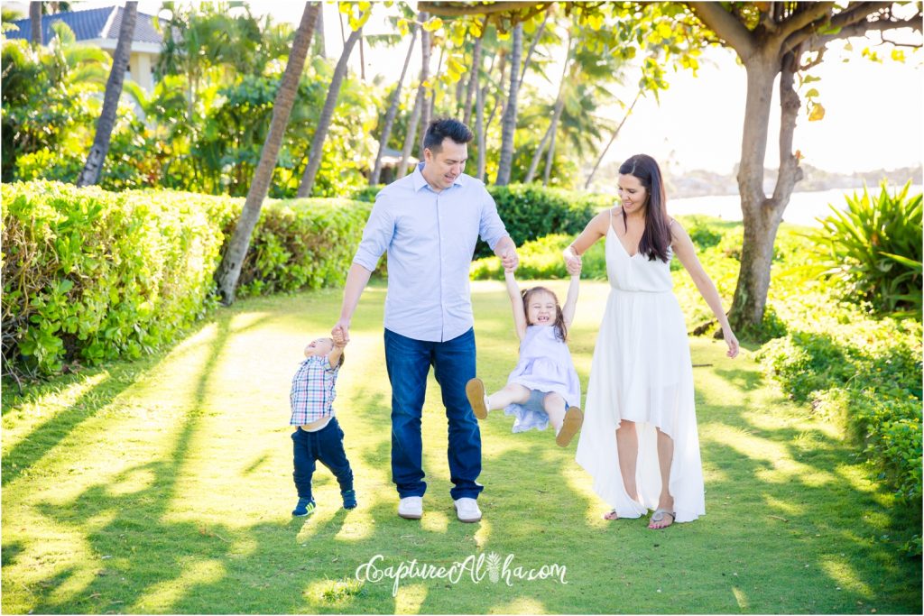 Maui Family Photography at Baby Beach in the Morning
