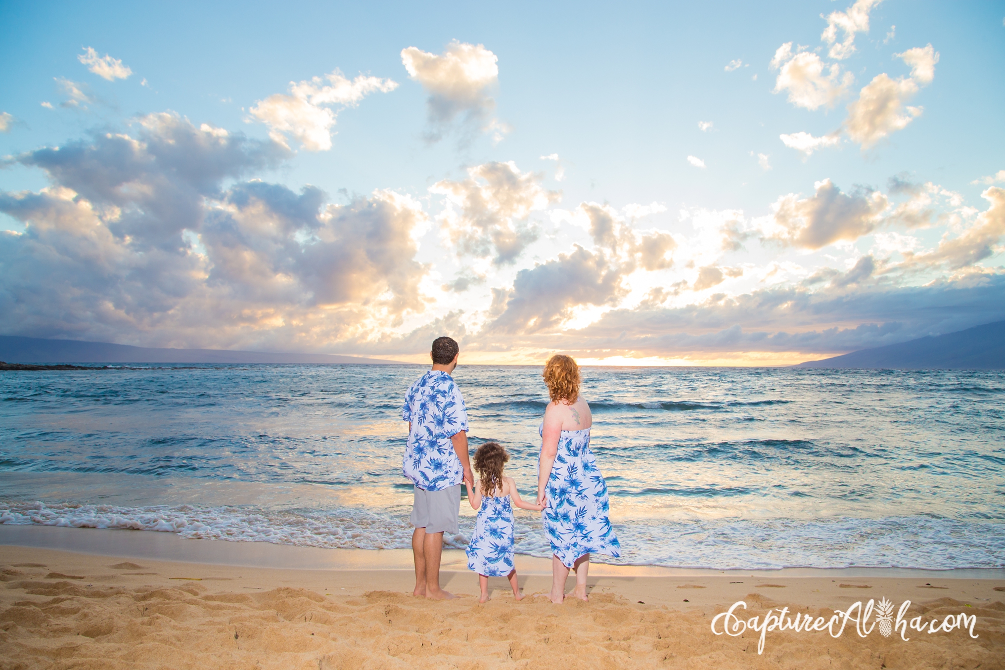 Family Photography at Kapalua Bay Beach Sunset
