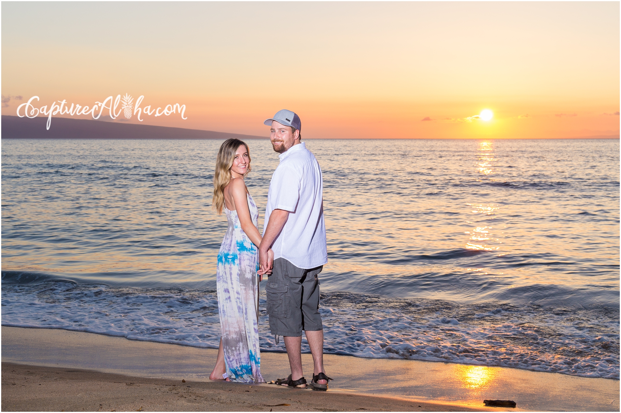 Maui Couples Photography at Baby Beach in Lahaina