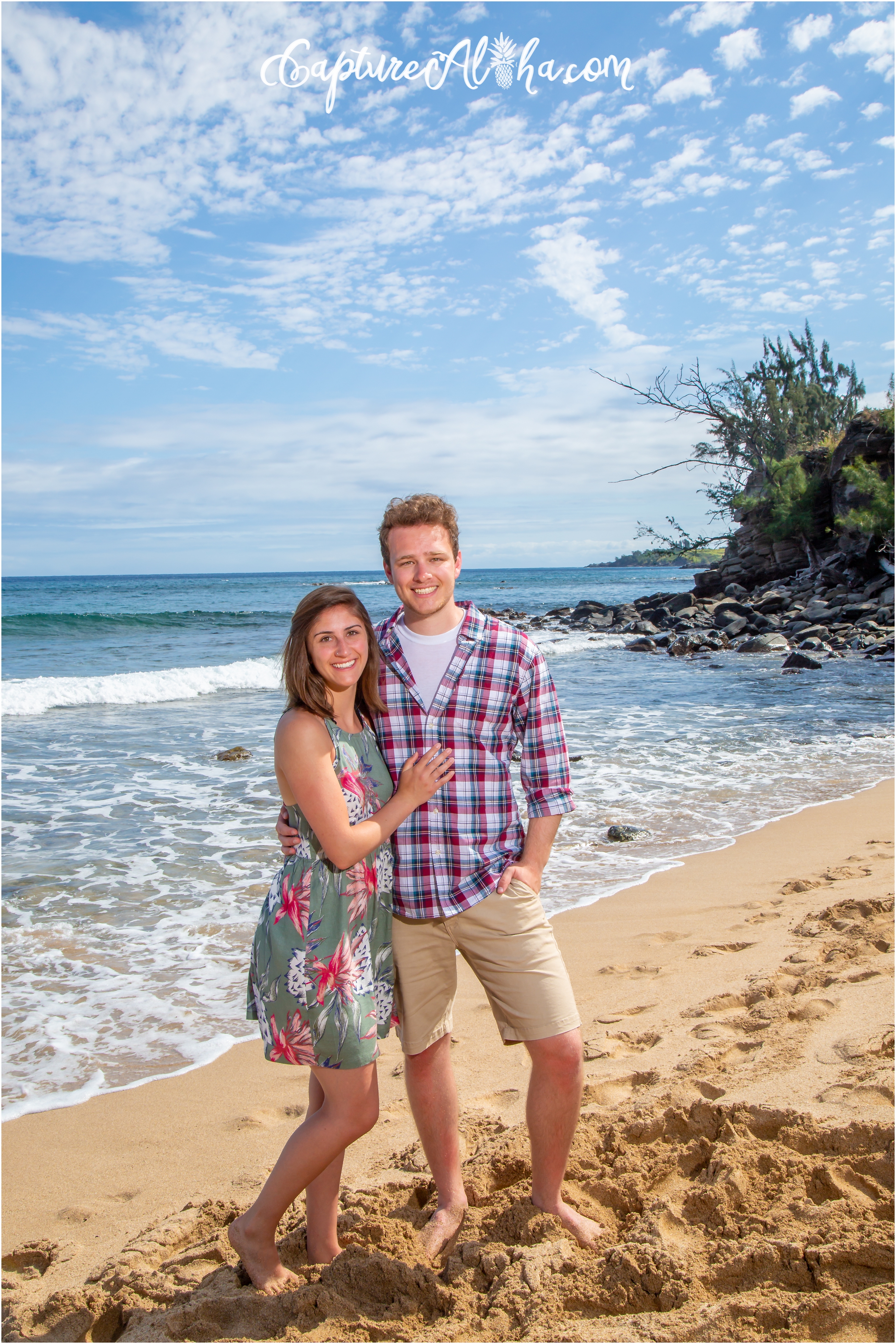Maui Family Photography at DT Flemming Beach Park in the morning