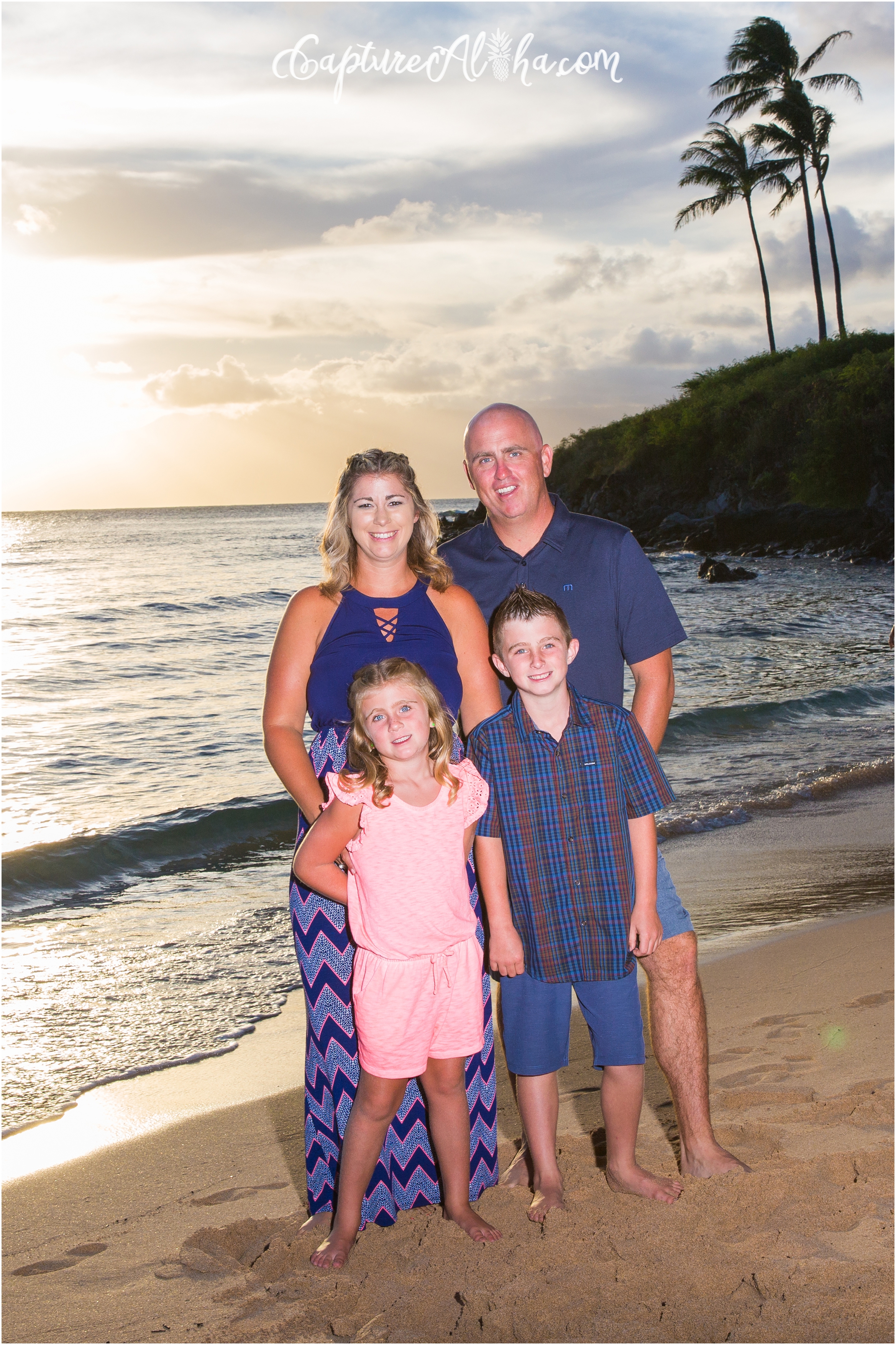 Family Photos at Kapalua Bay Maui