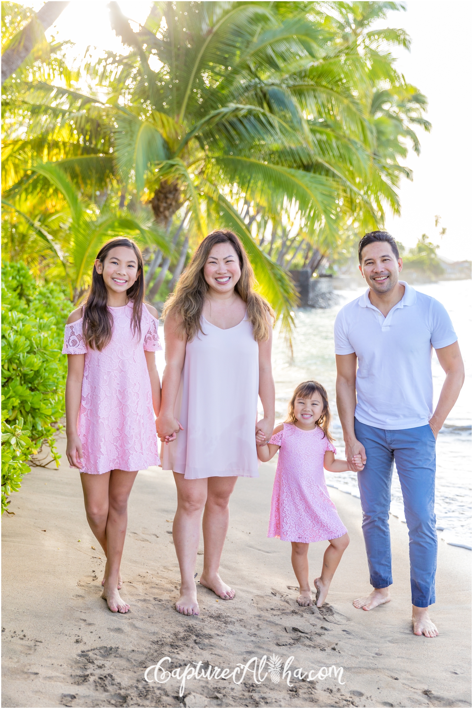 Maui Family Photography at Baby Beach in the Morning