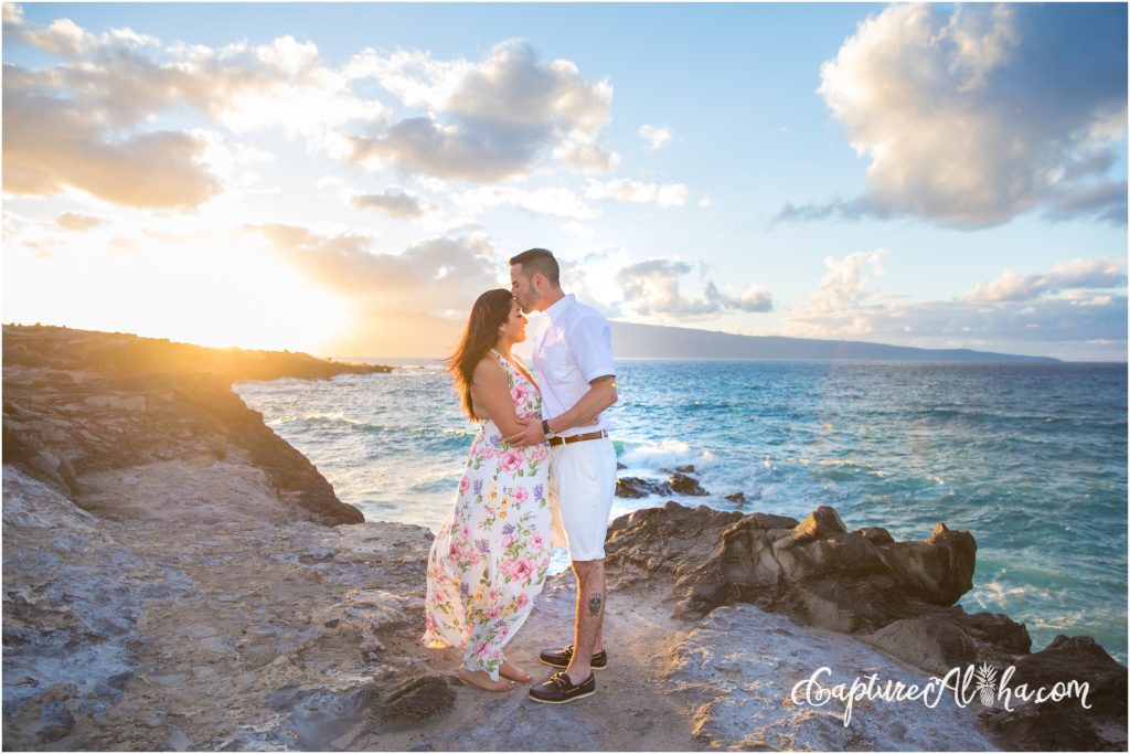 Maui Proposal Photography | Ironwoods Beach at Sunset
