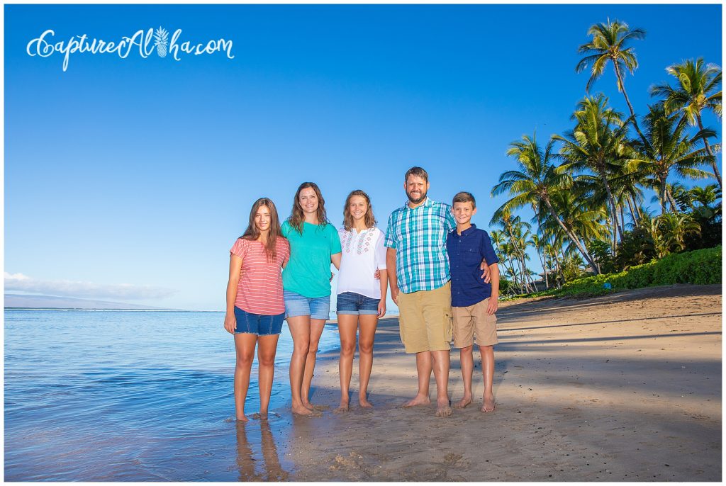 Maui Family Portrait Photography on Baby Beach in Lahaina