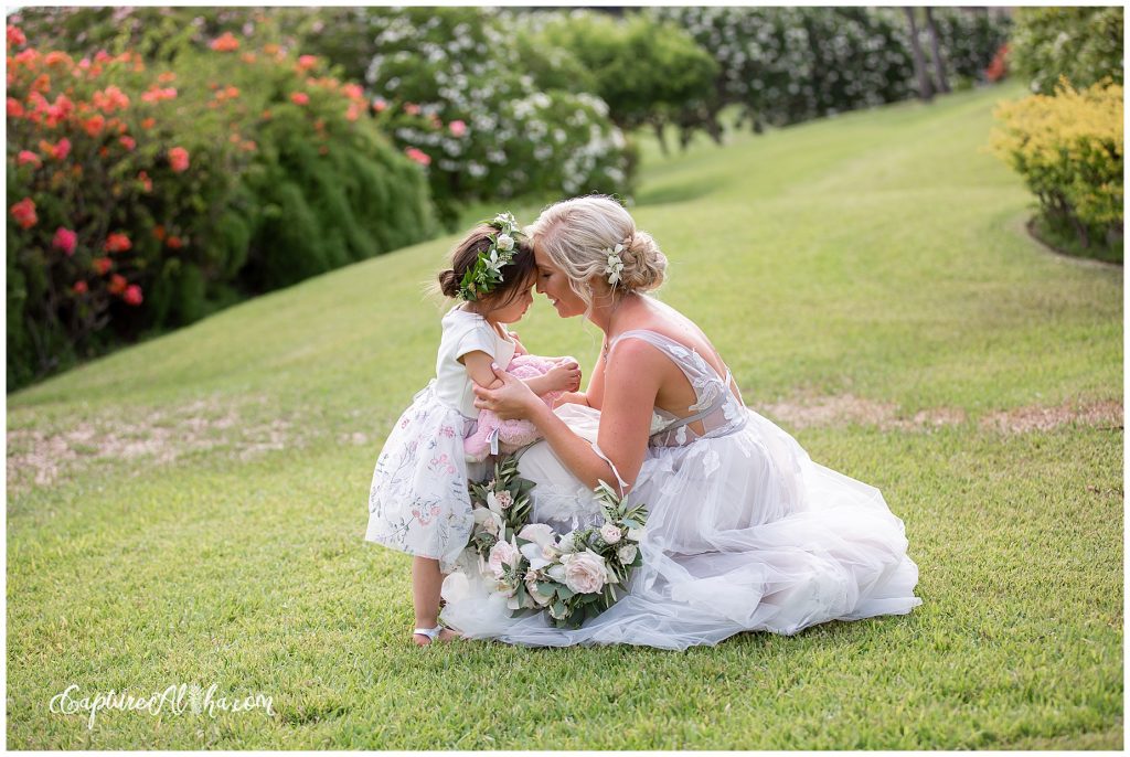 Bride and her daughter Maui Wedding | Gannon's Wailea