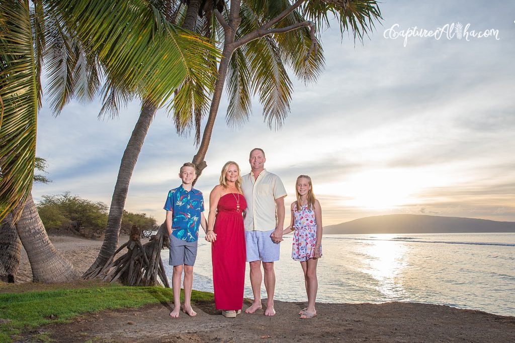 Maui Family Portraits at Baby Beach in Lahaina