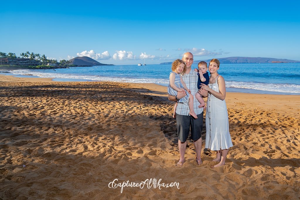 Maui Family Beach Portraits at Po'olenalena Beach
