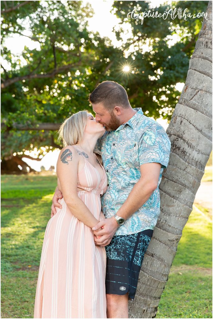 Maui Couples Photography at 505 beach in Lahaina at Sunset